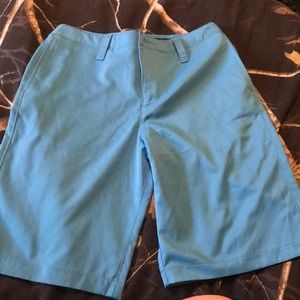 Blue under armour kids shorts loose fit
